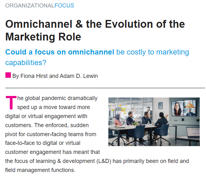 Omnichannel & the Evolution of the Marketing Role