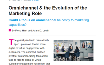 OMNICHANNEL & THE EVOLUTION OF THE MARKETING ROLE